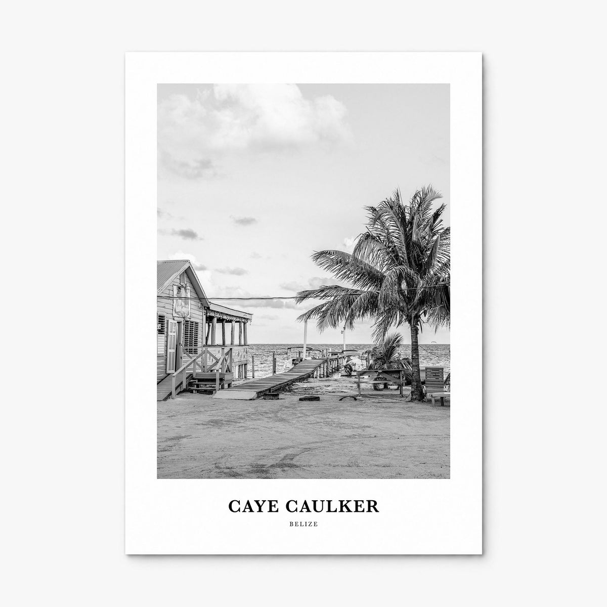 Caye Caulker Classic Poster, print only (unframed)