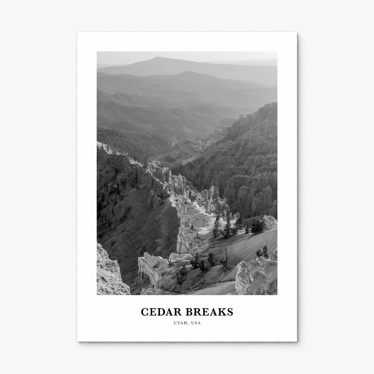 Cedar Breaks National Monument Classic Poster, print only (unframed)