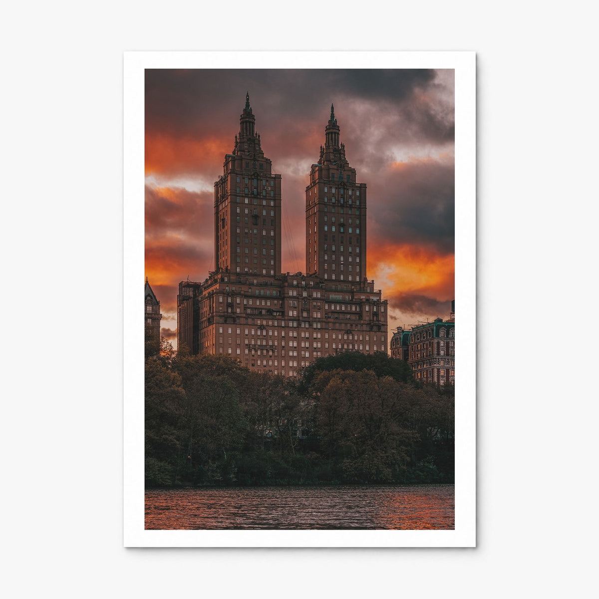 Central Park Photo No 4 Poster, print only (unframed), white border