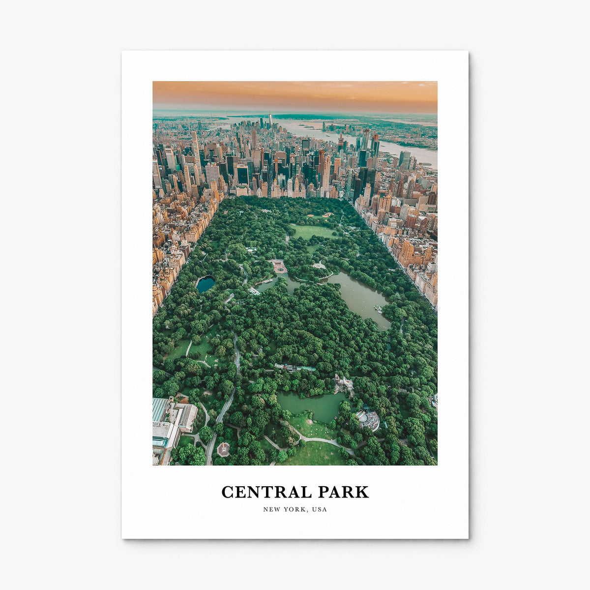 Central Park Classic Poster, print only (unframed)