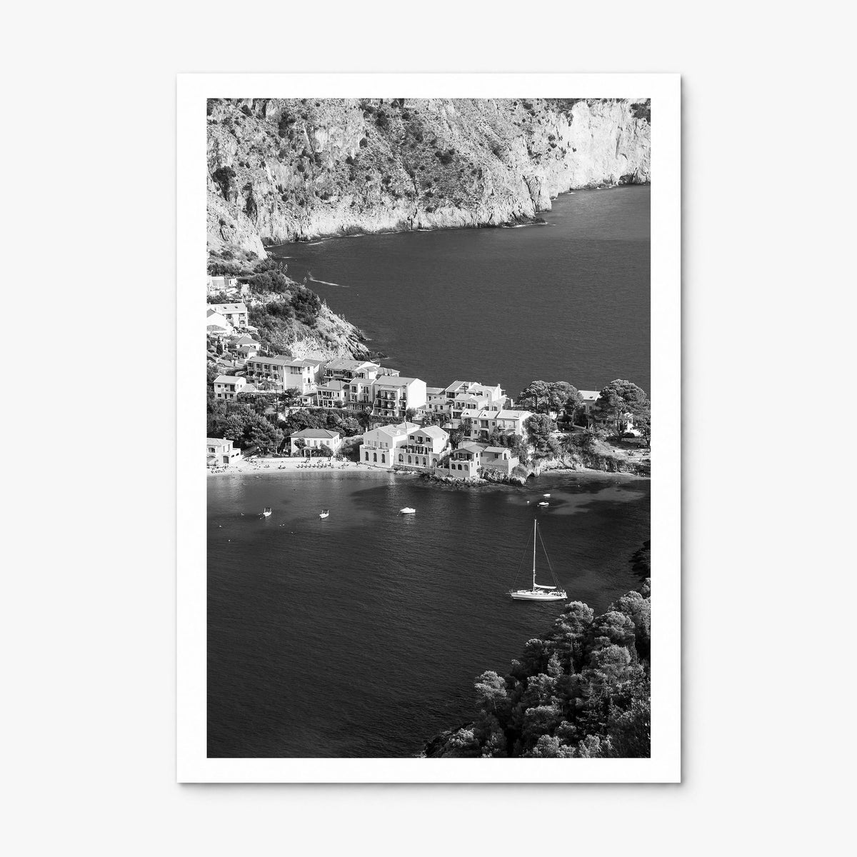 Cephalonia Photo Poster, print only (unframed), white border