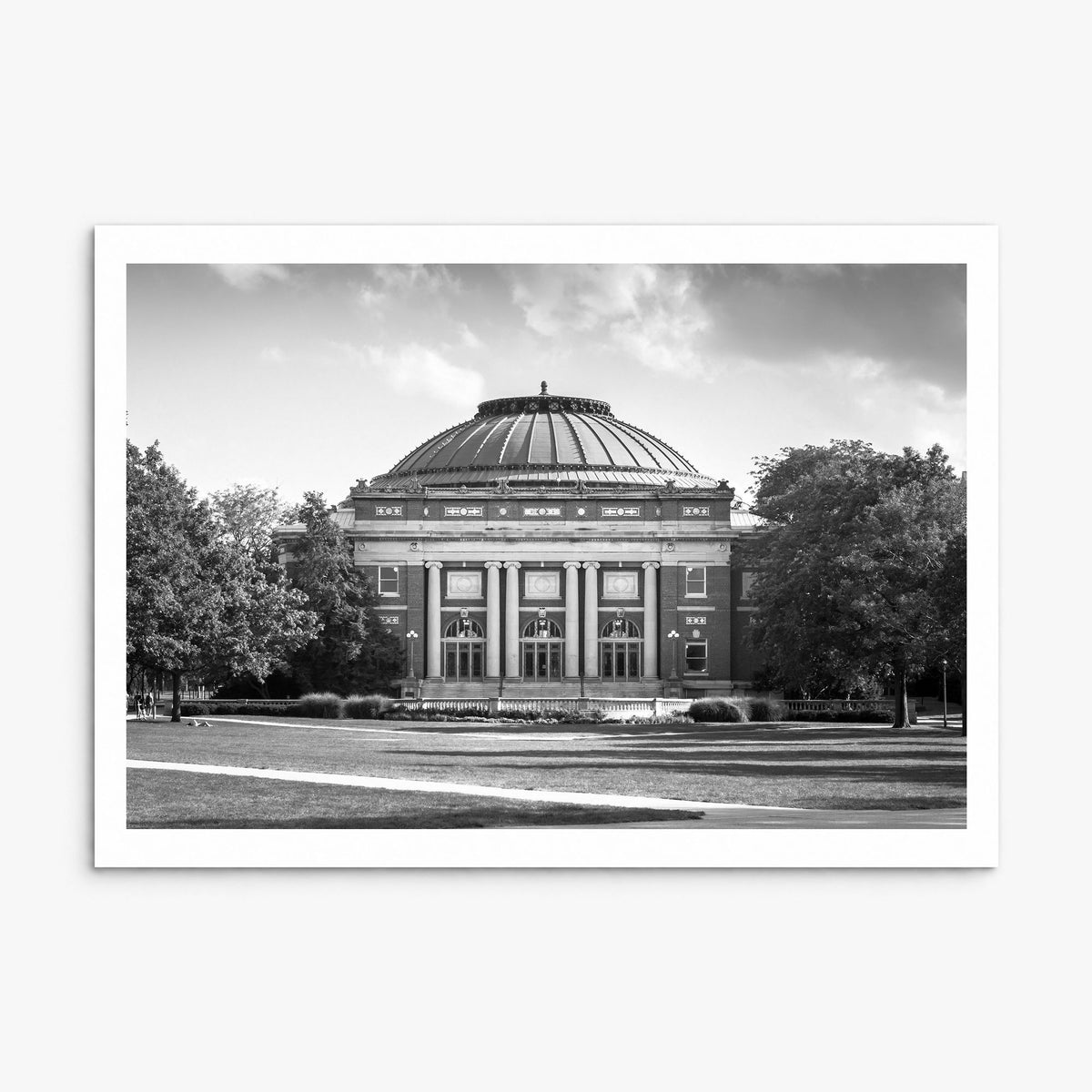 Champaign-Urbana Photo Poster, print only (unframed), white border