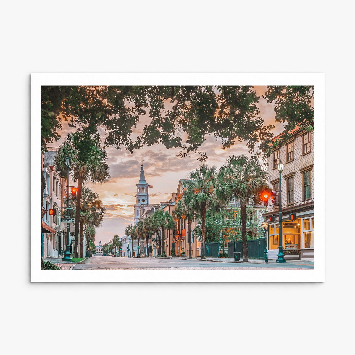 Charleston, South Carolina Photo Poster, print only (unframed), white border