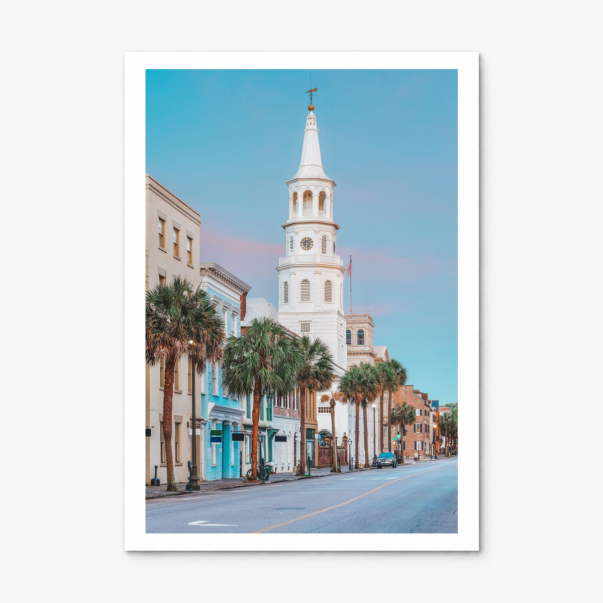 Charleston, South Carolina Photo Poster, print only (unframed), white border