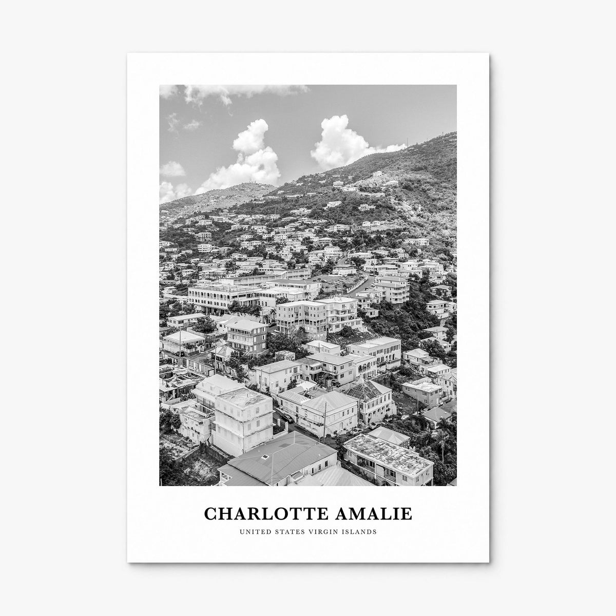 Charlotte Amalie Classic Poster, print only (unframed)
