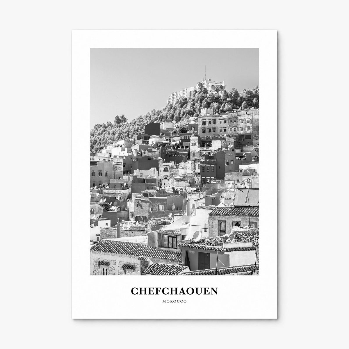 Chefchaouen Classic Poster, print only (unframed)