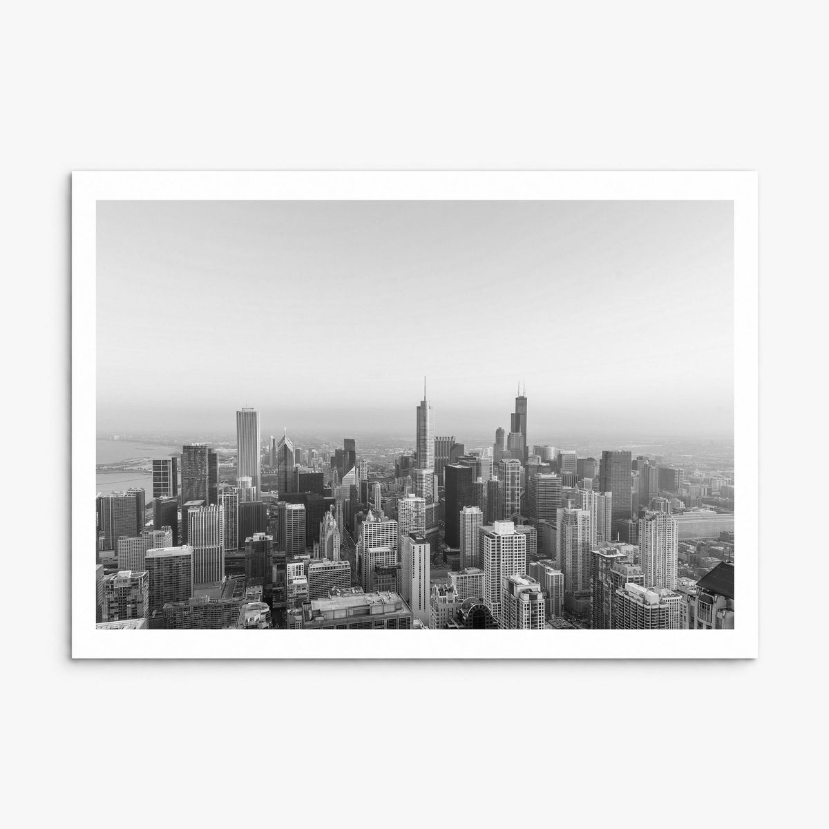 Chicago Photo No 1 Poster, print only (unframed), white border