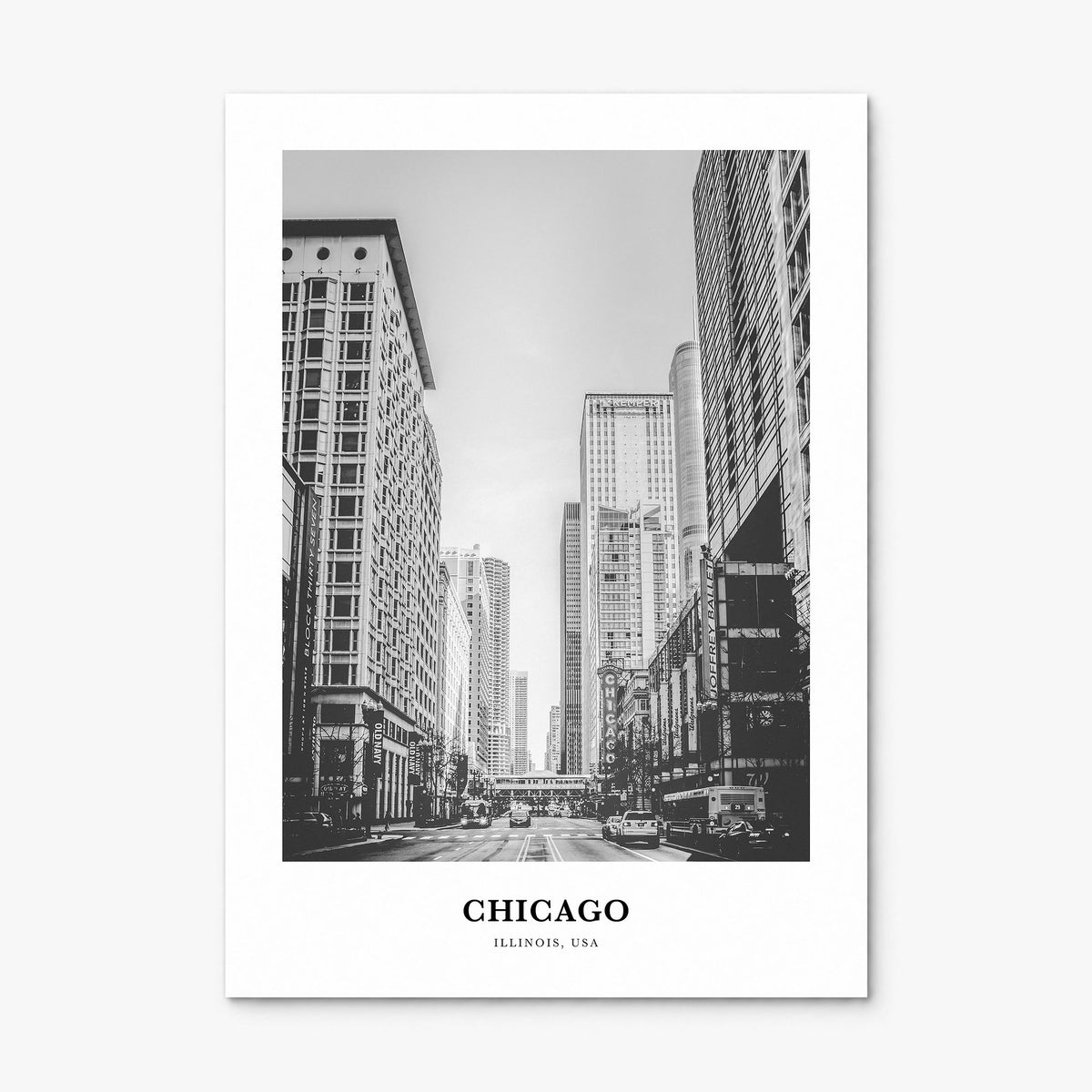 Chicago Classic No 1 Poster, print only (unframed)