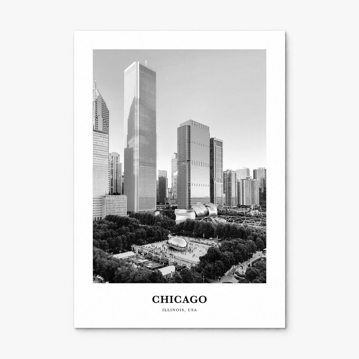 Chicago Classic No 2 Poster, print only (unframed)