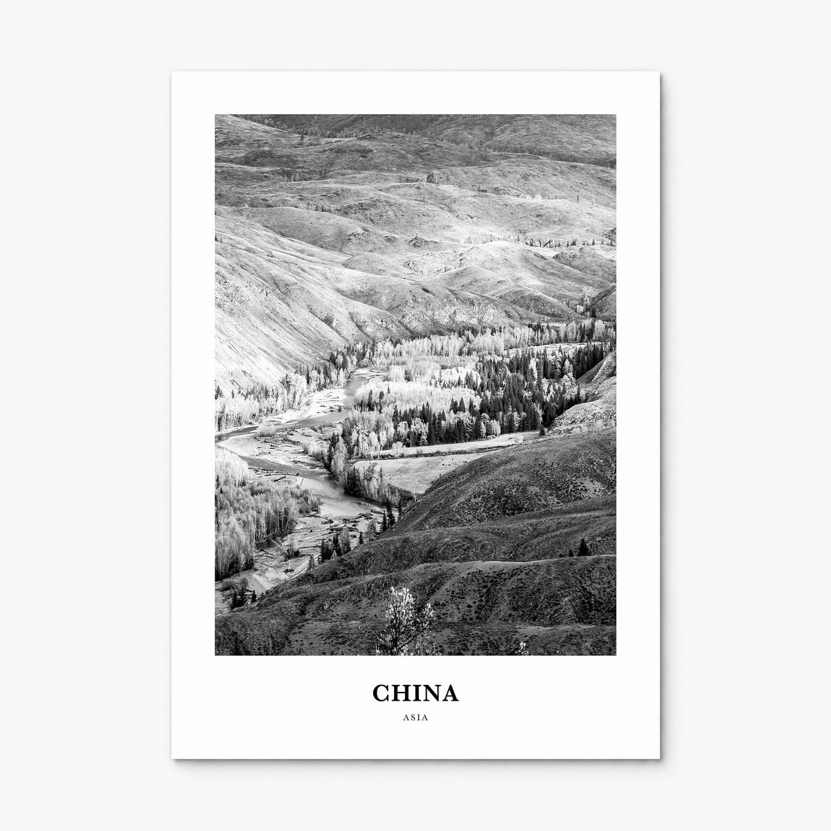China Classic No 1 Poster, print only (unframed)