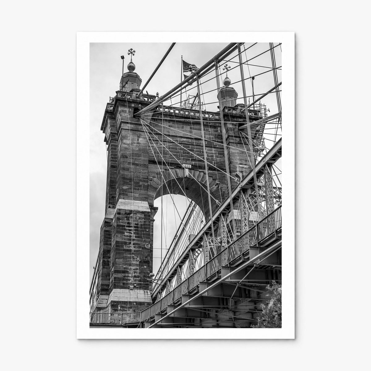 Cincinnati Photo No 2 Poster, print only (unframed), white border
