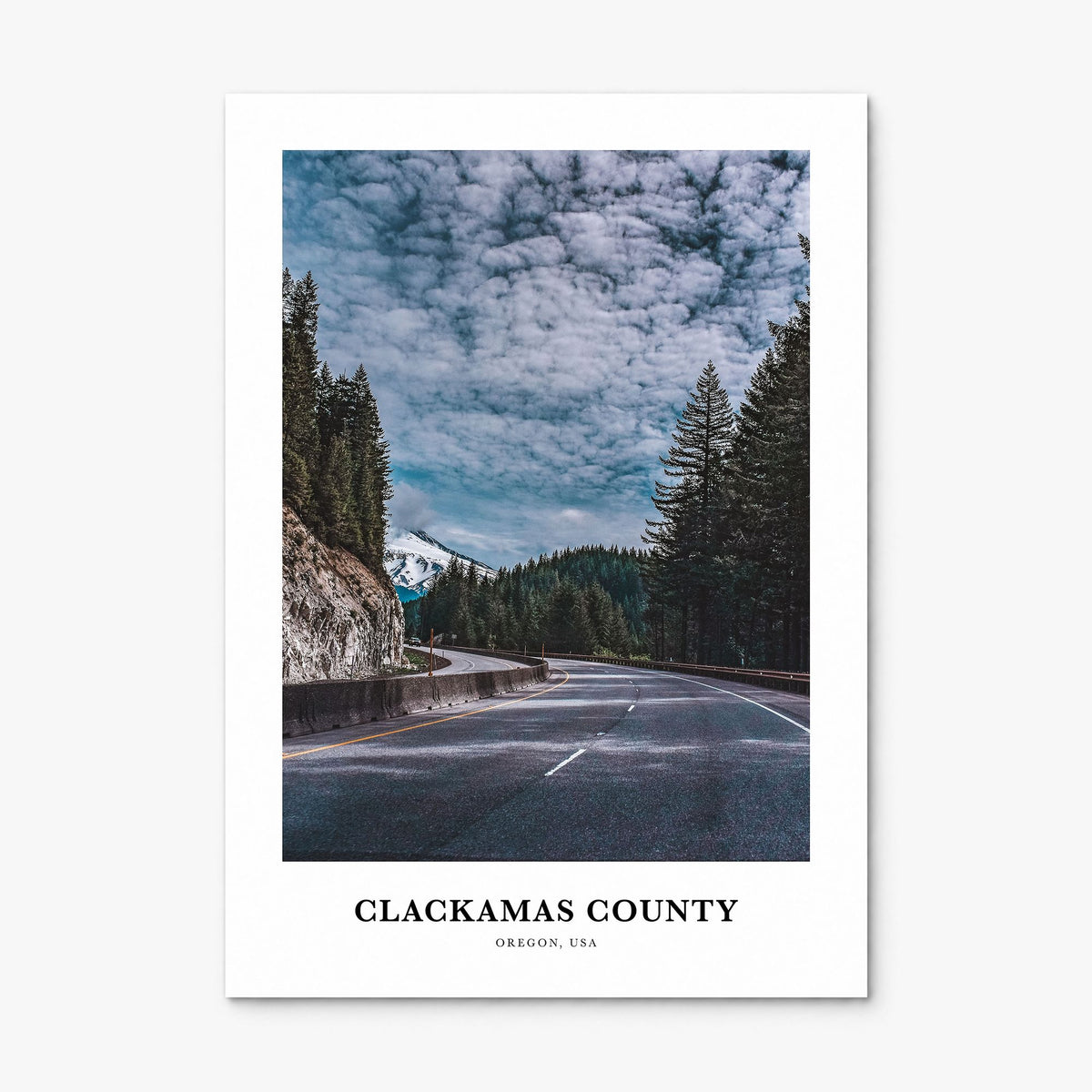 Clackamas County Classic Poster, print only (unframed)