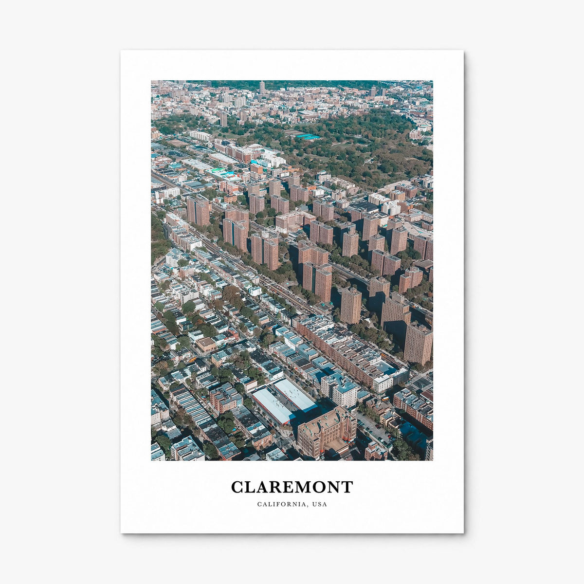 Claremont Classic Poster, print only (unframed)
