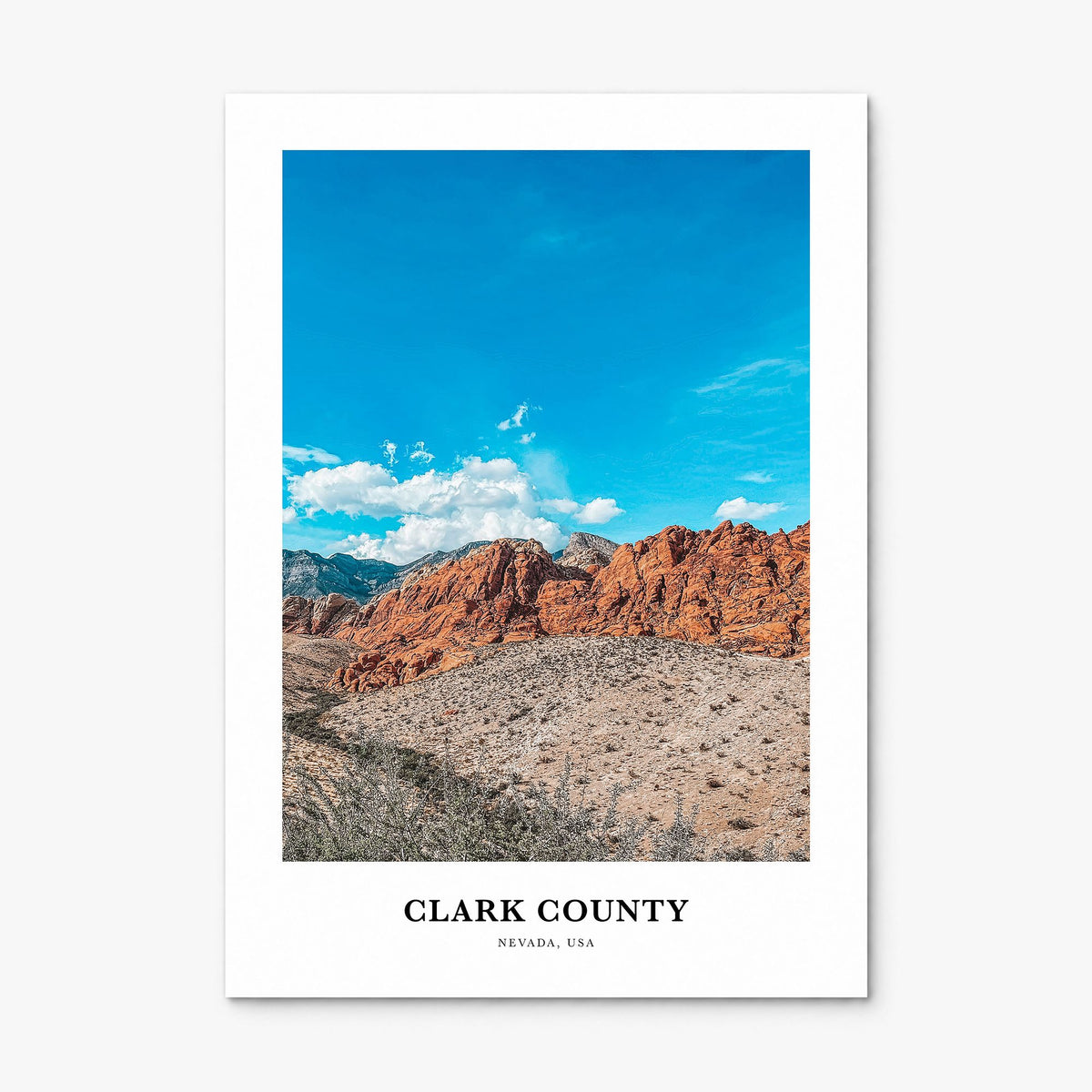 Clark County Classic Poster, print only (unframed)