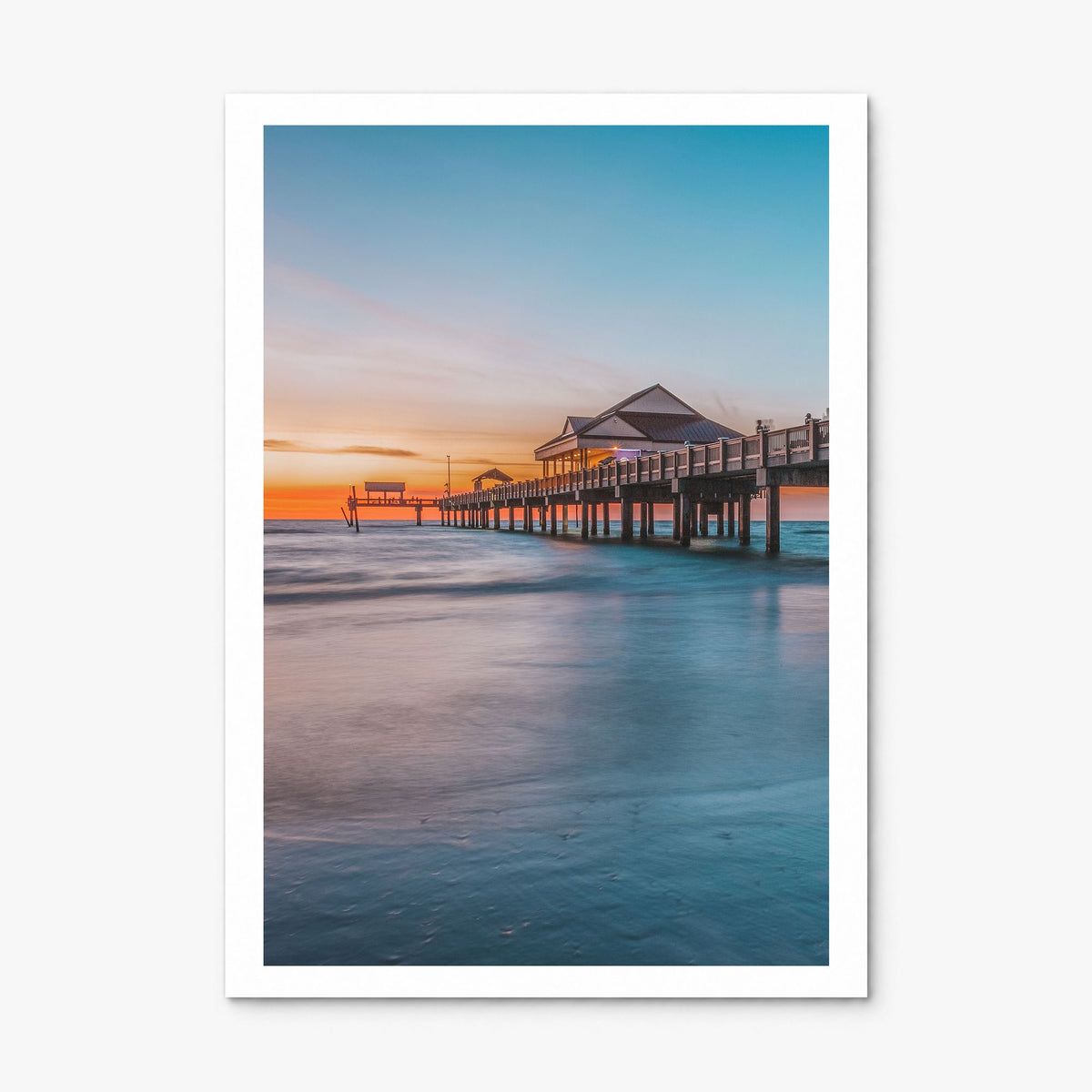 Clearwater Photo No 2 Poster, print only (unframed), white border