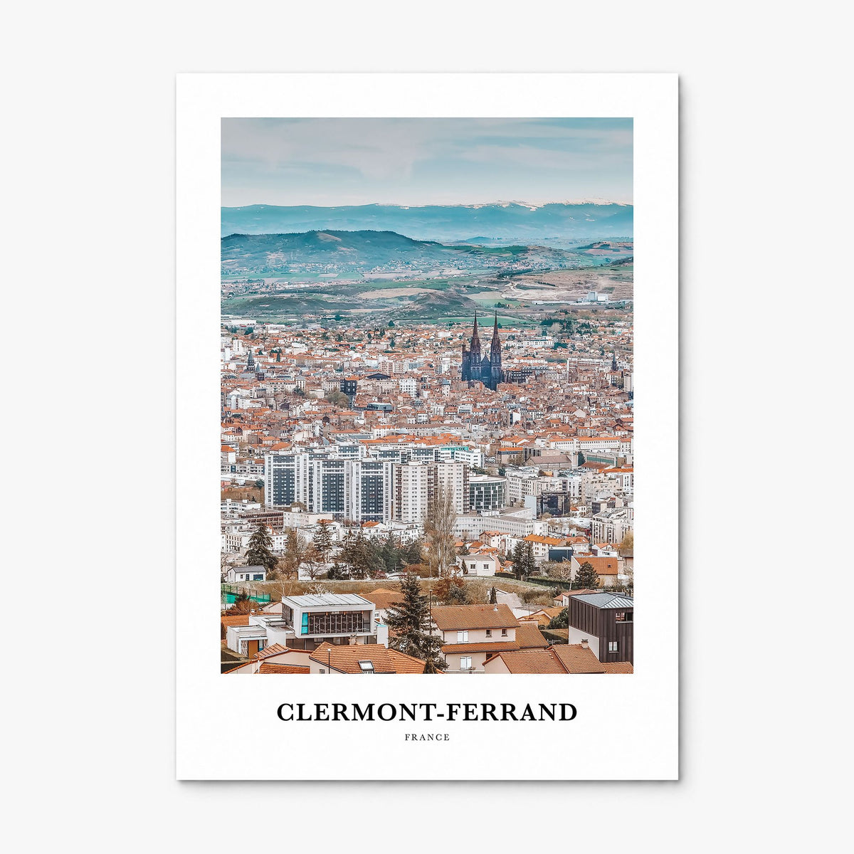 Clermont-Ferrand Classic Poster, print only (unframed)