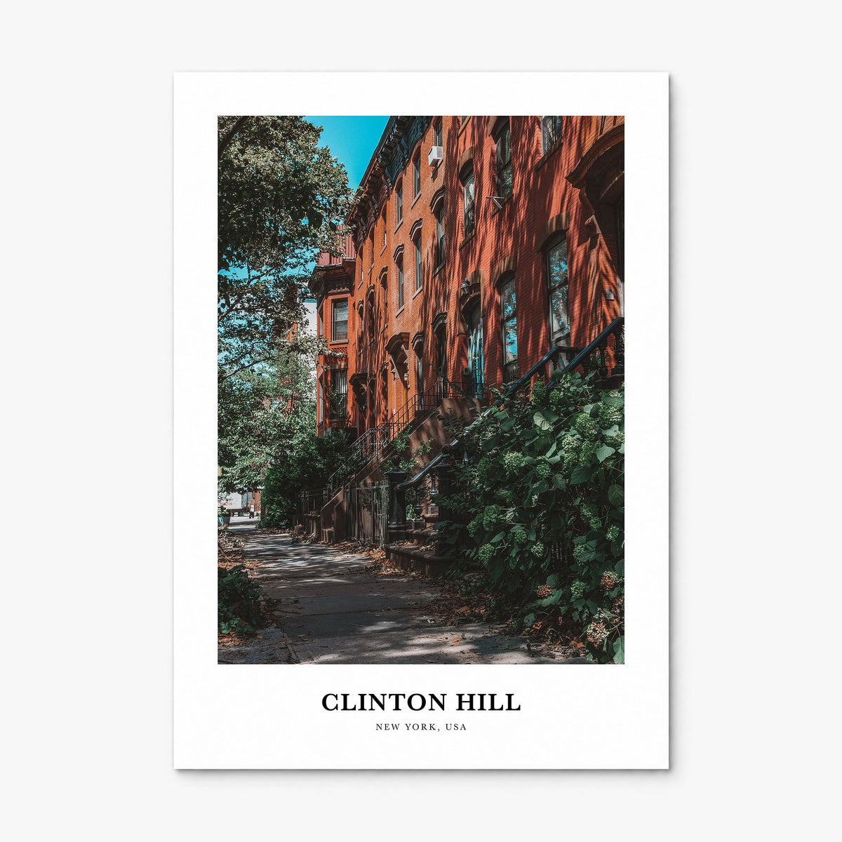 Clinton Hill Classic Poster, print only (unframed)