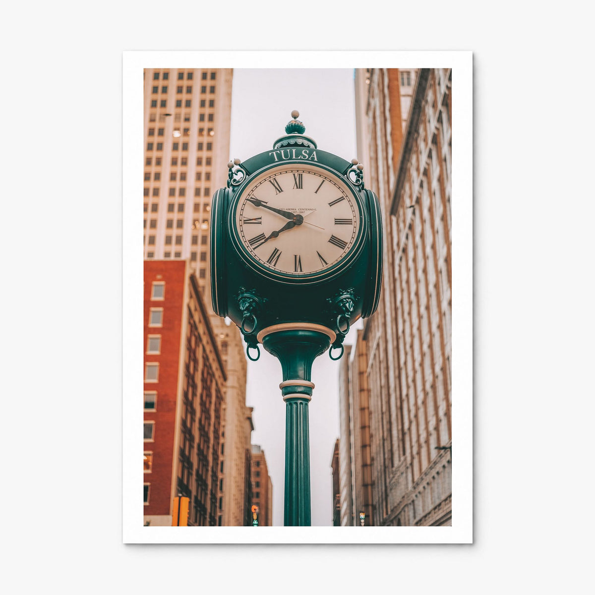 Clock Photo No 1 Poster, print only (unframed), white border
