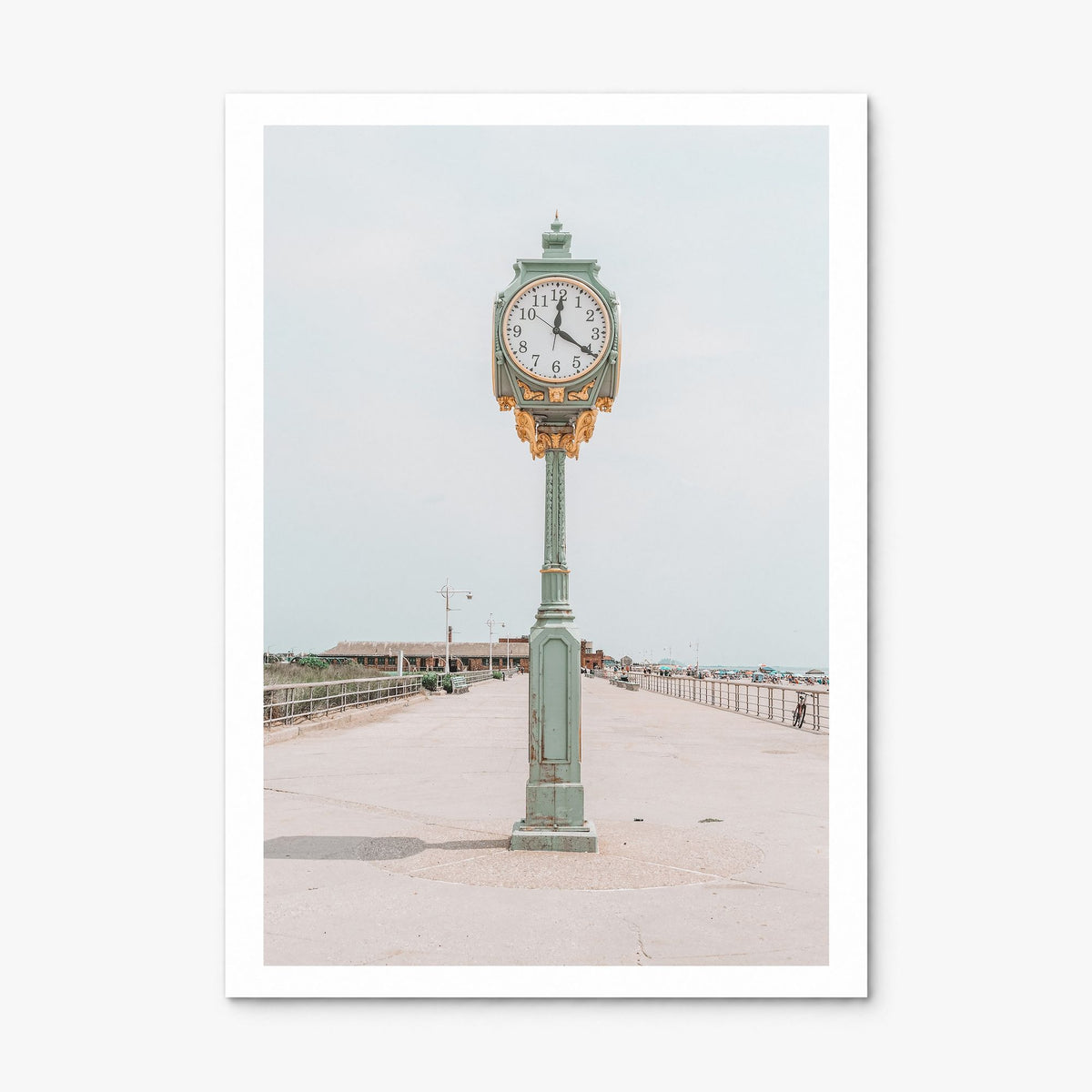 Clock Photo No 2 Poster, print only (unframed), white border