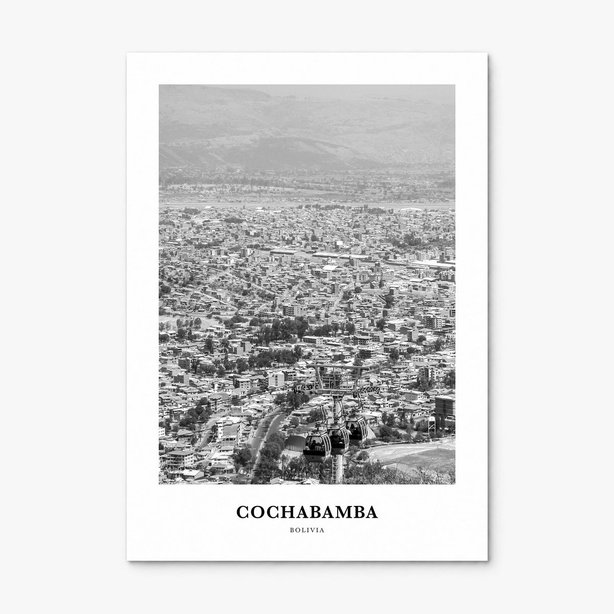 Cochabamba Classic Poster, print only (unframed)