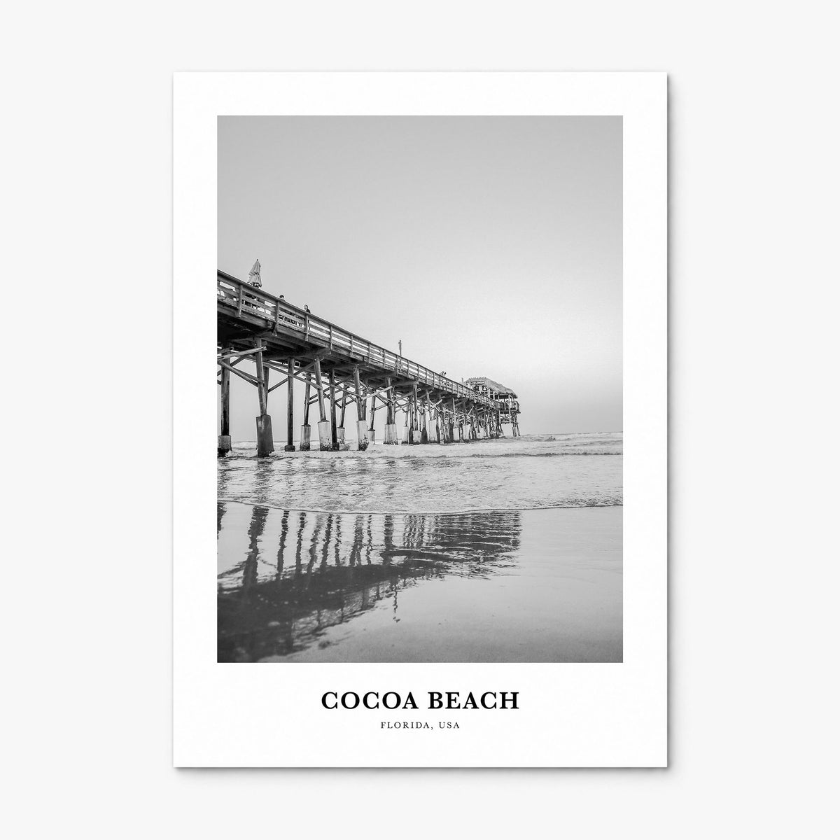 Cocoa Beach Classic Poster, print only (unframed)