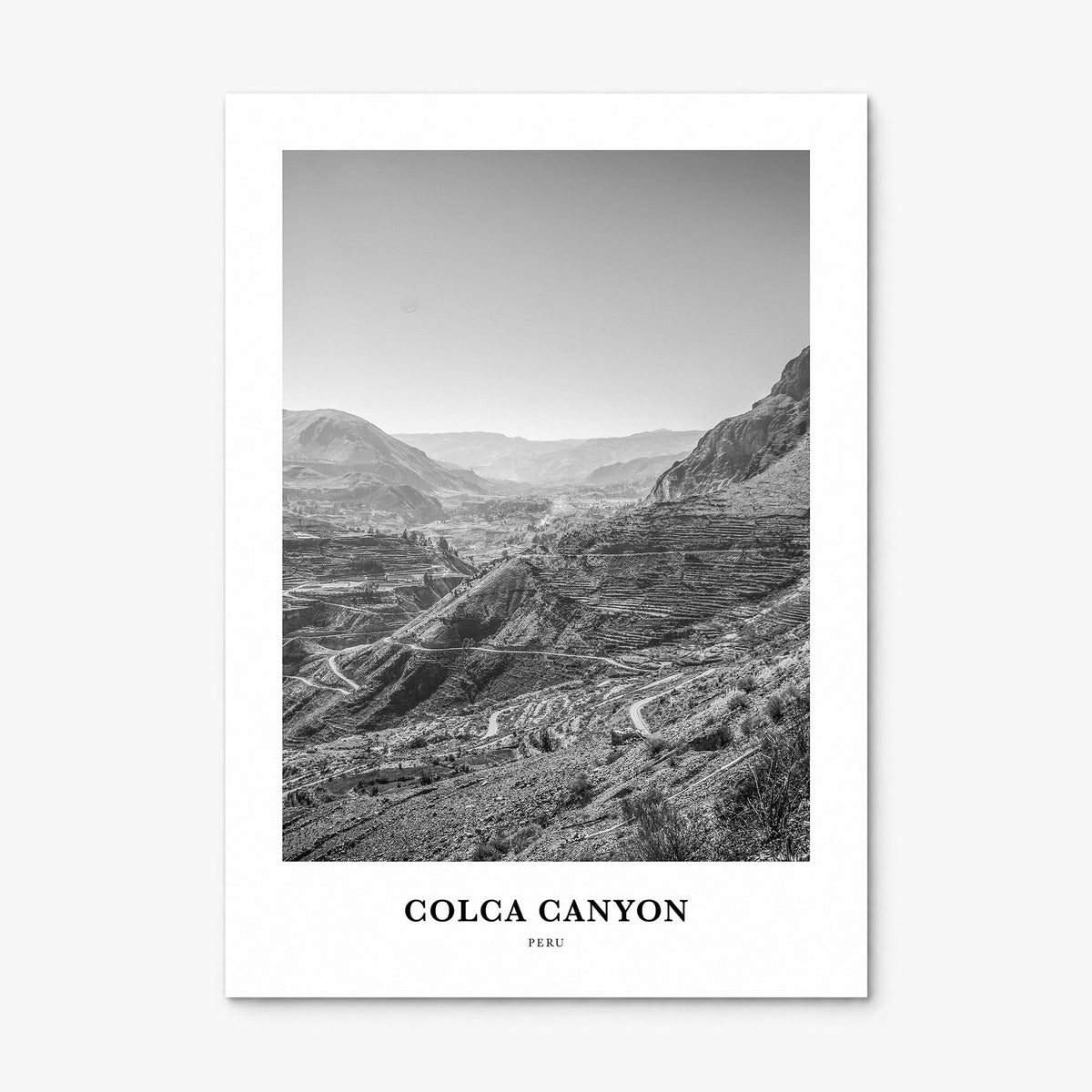 Colca Canyon Classic Poster, print only (unframed)