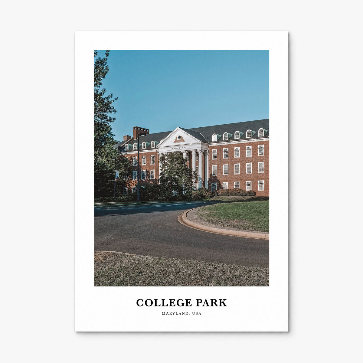 College Park Classic Poster, print only (unframed)
