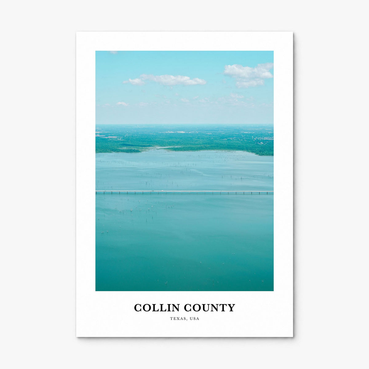 Collin County Classic Poster, print only (unframed)