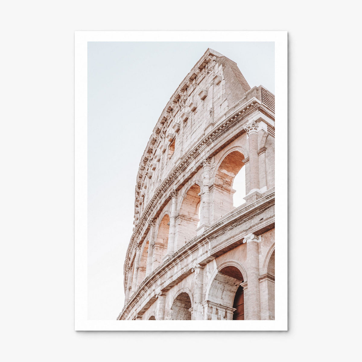 Colosseum Photo Poster, print only (unframed), white border