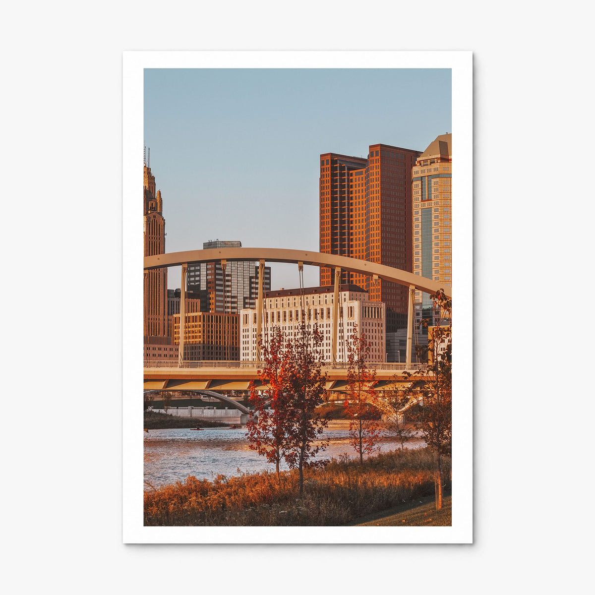 Columbus, Ohio Photo No 2 Poster, print only (unframed), white border
