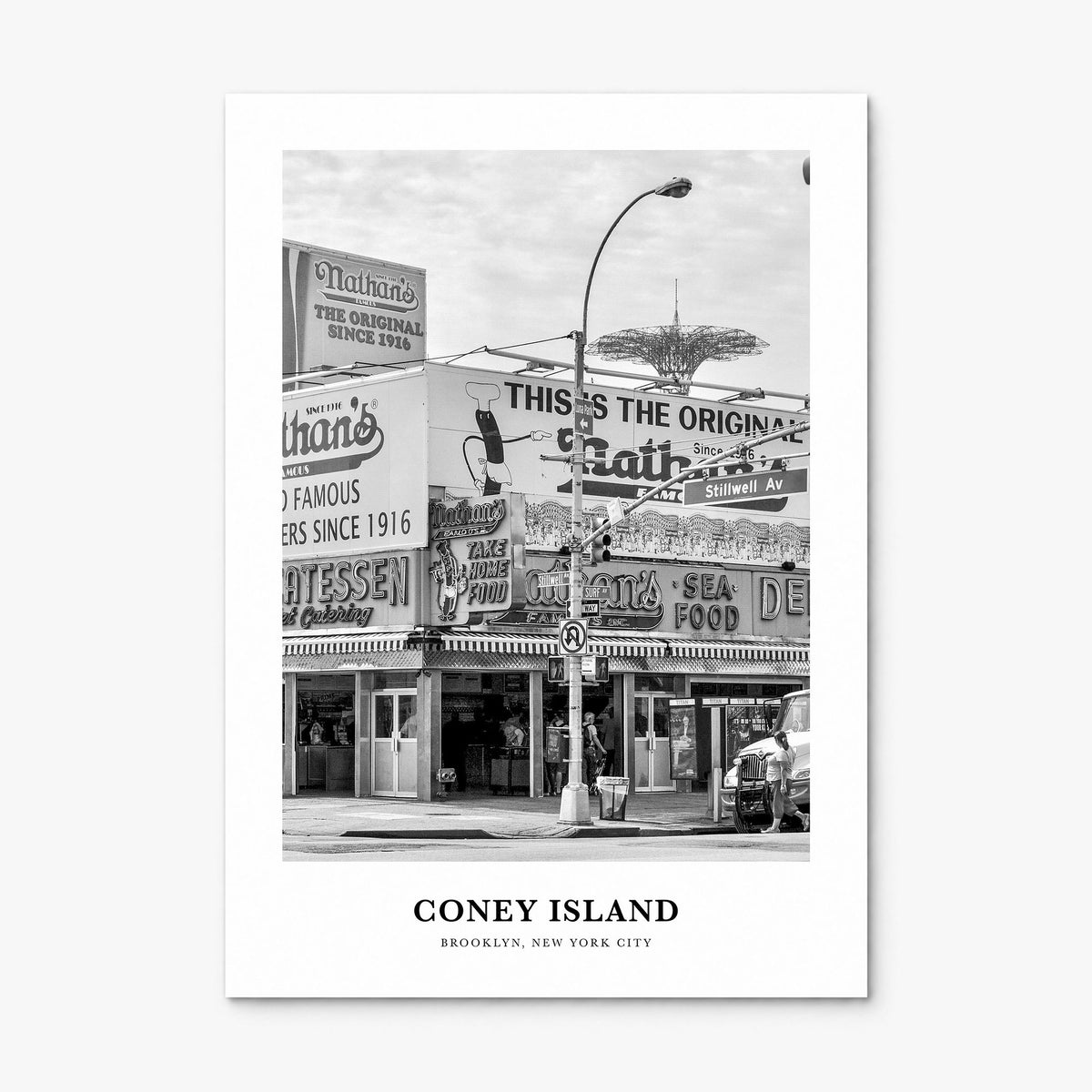 Coney Island Classic Poster, print only (unframed)