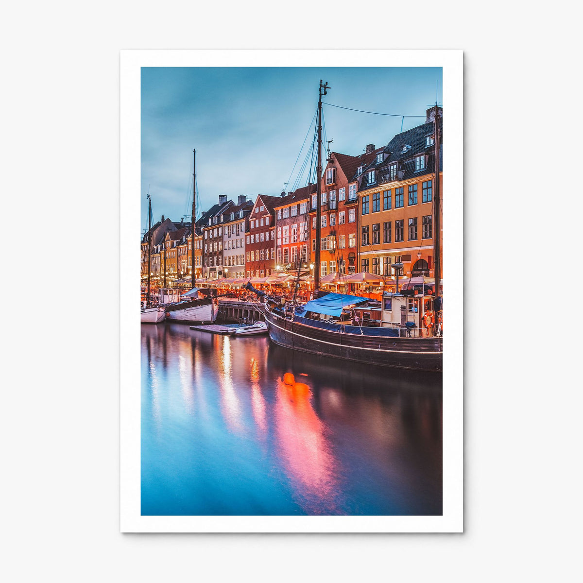 Copenhagen Photo No 2 Poster, print only (unframed), white border