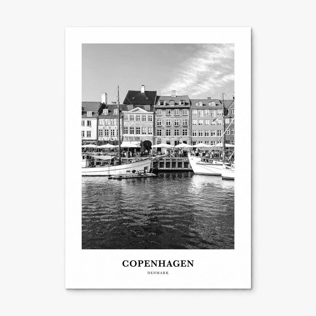 Copenhagen Classic No 1 Poster, print only (unframed)