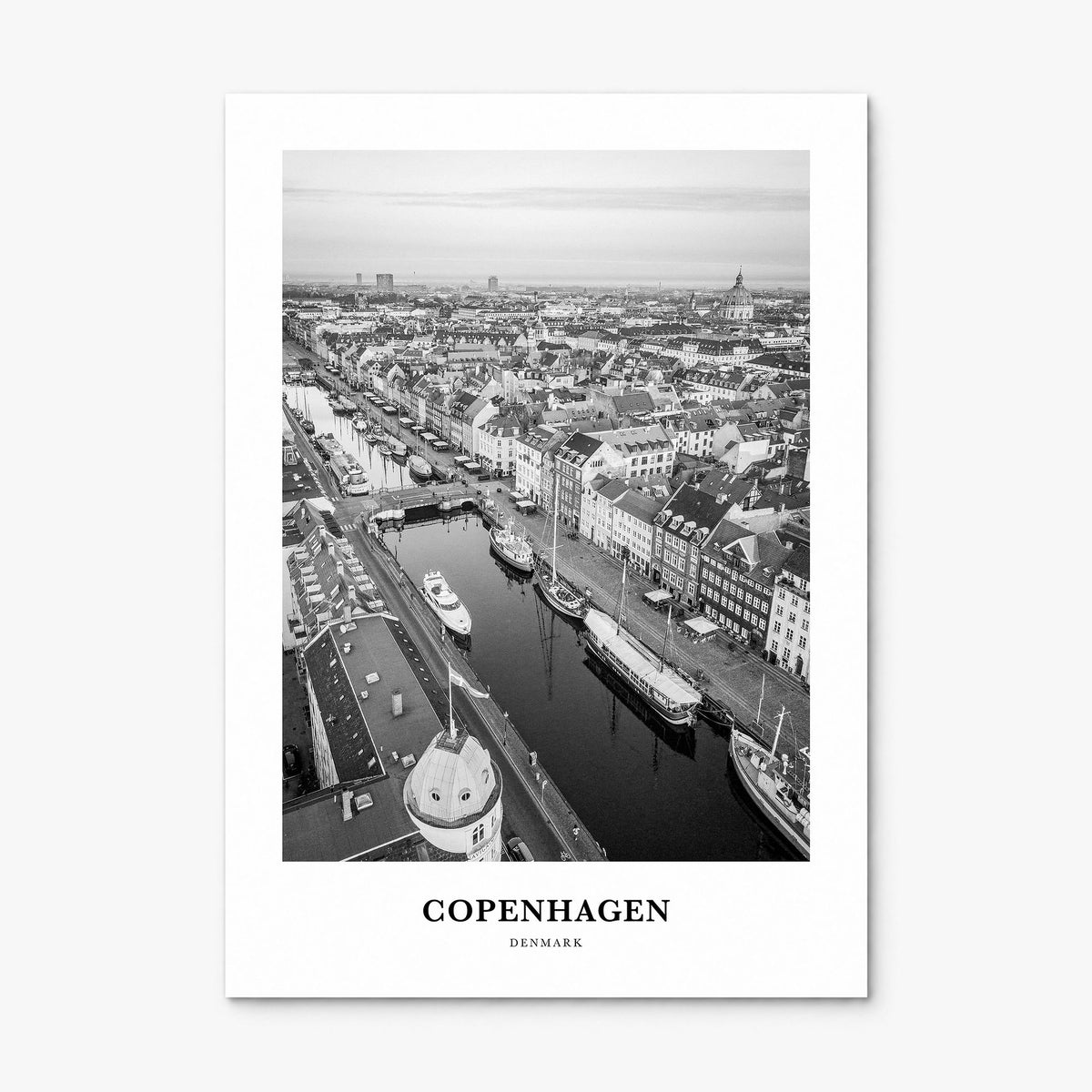 Copenhagen Classic No 3 Poster, print only (unframed)