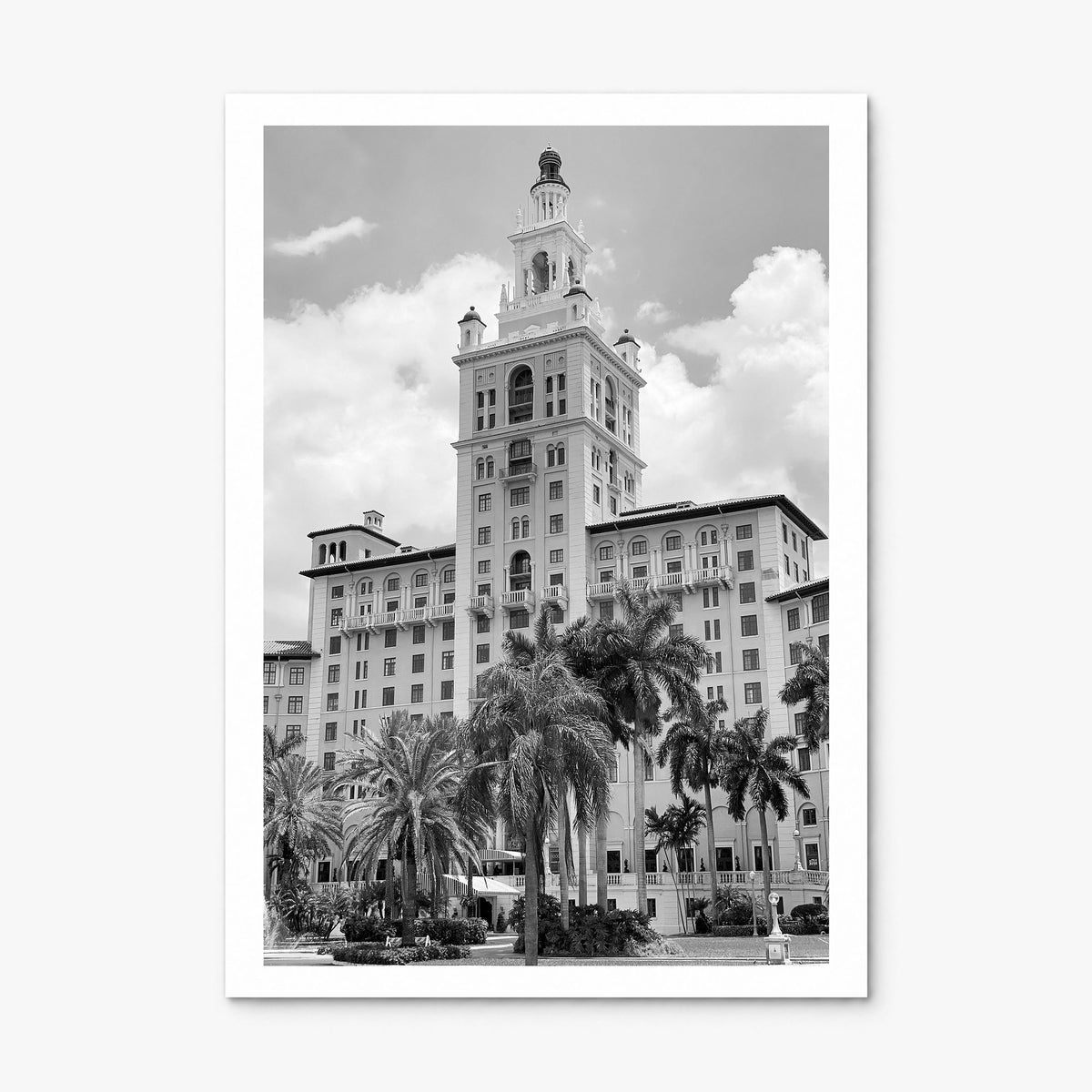 Coral Gables Photo Poster, print only (unframed), white border