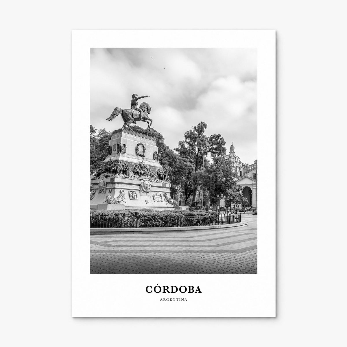 Córdoba, Argentina Classic Poster, print only (unframed)