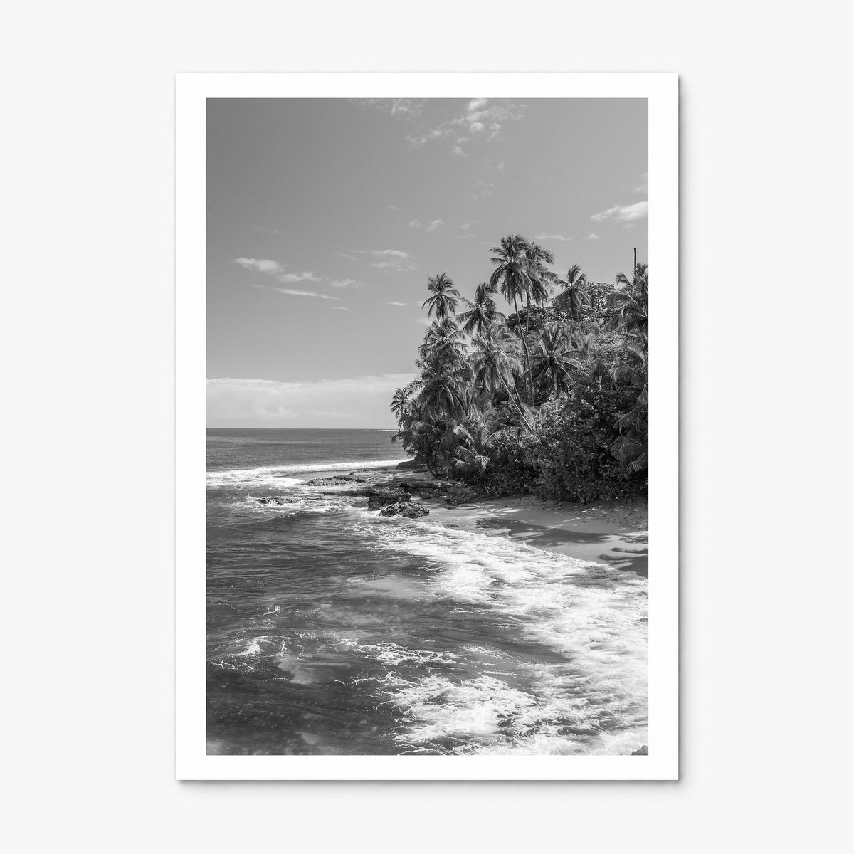 Costa Rica Photo Poster, print only (unframed), white border