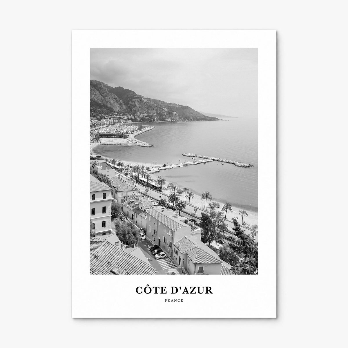 Côte d'Azur Classic Poster, print only (unframed)