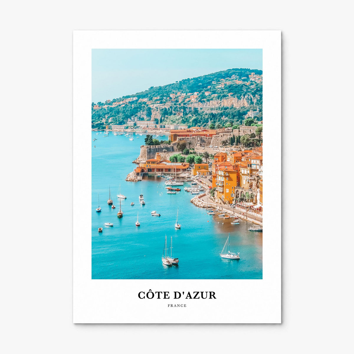 Côte d'Azur Classic No 2 Poster, print only (unframed)