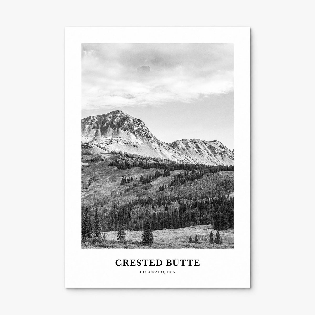 Crested Butte Classic Poster, print only (unframed)
