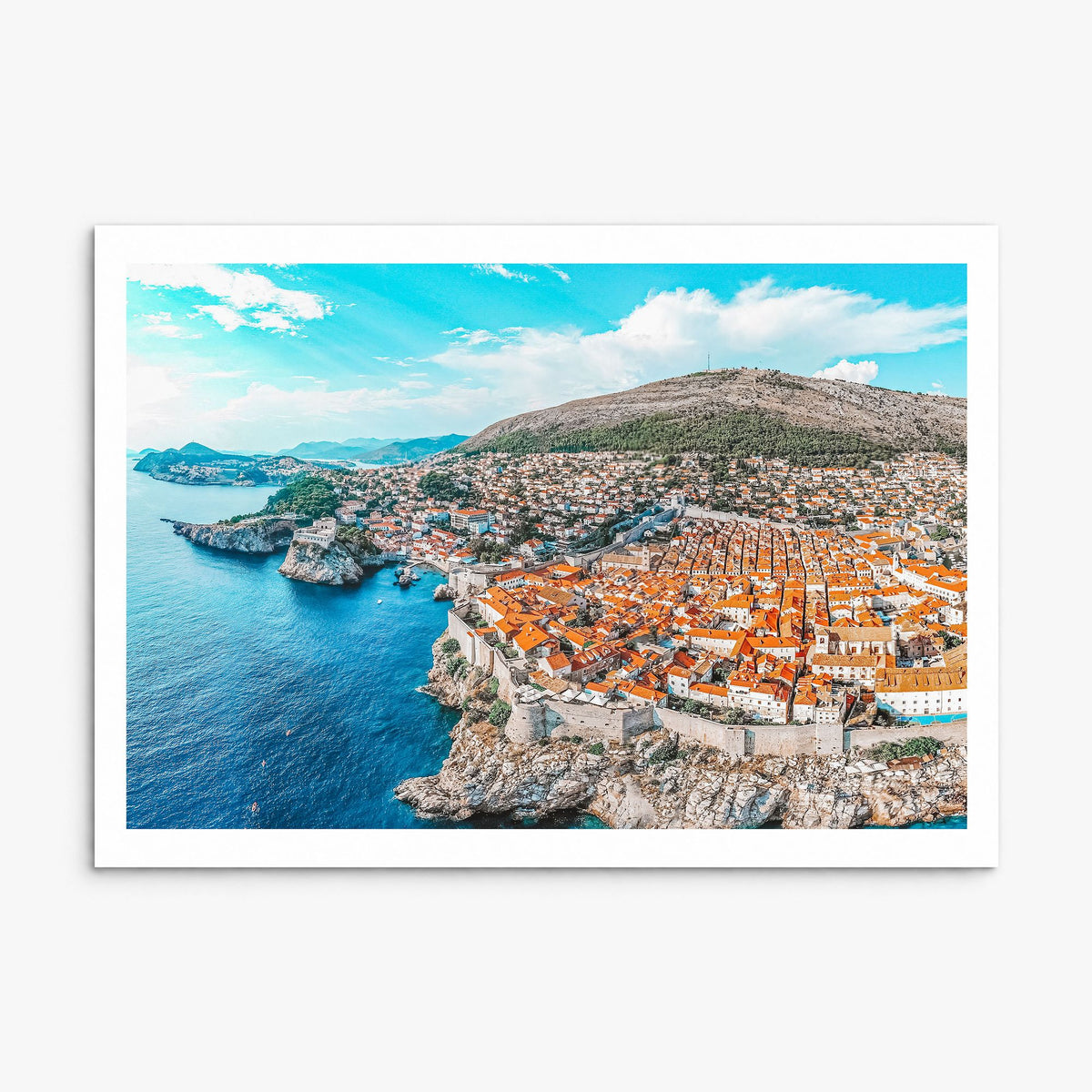 Croatia Photo Poster, print only (unframed), white border