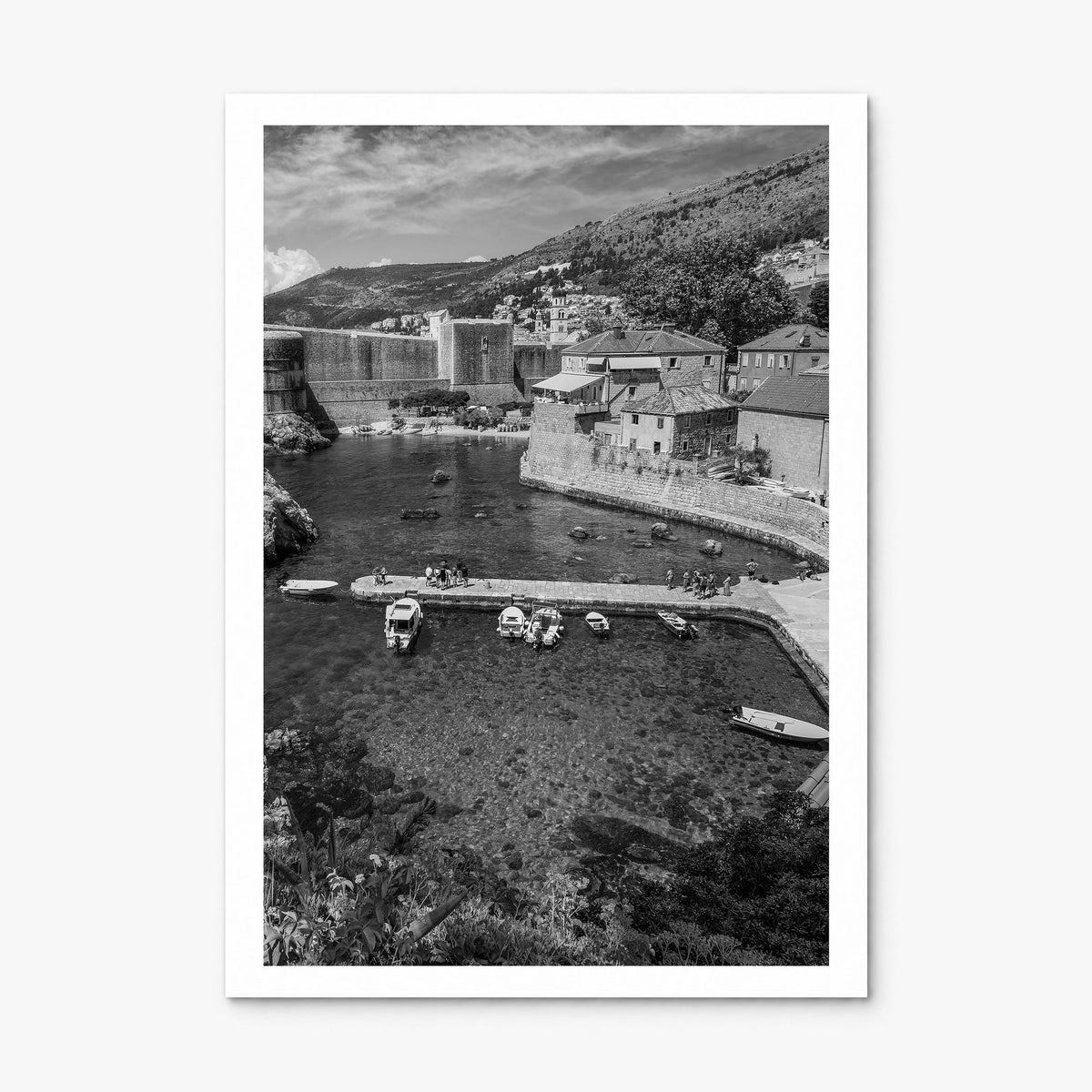 Croatia Photo Poster, print only (unframed), white border