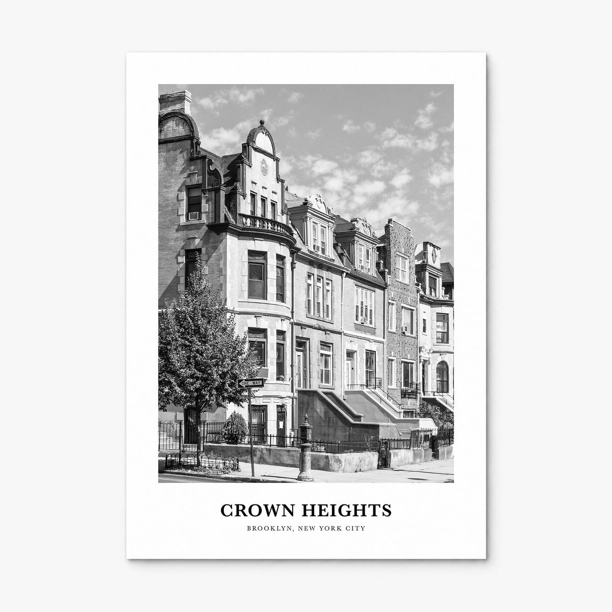 Crown Heights Classic Poster, print only (unframed)
