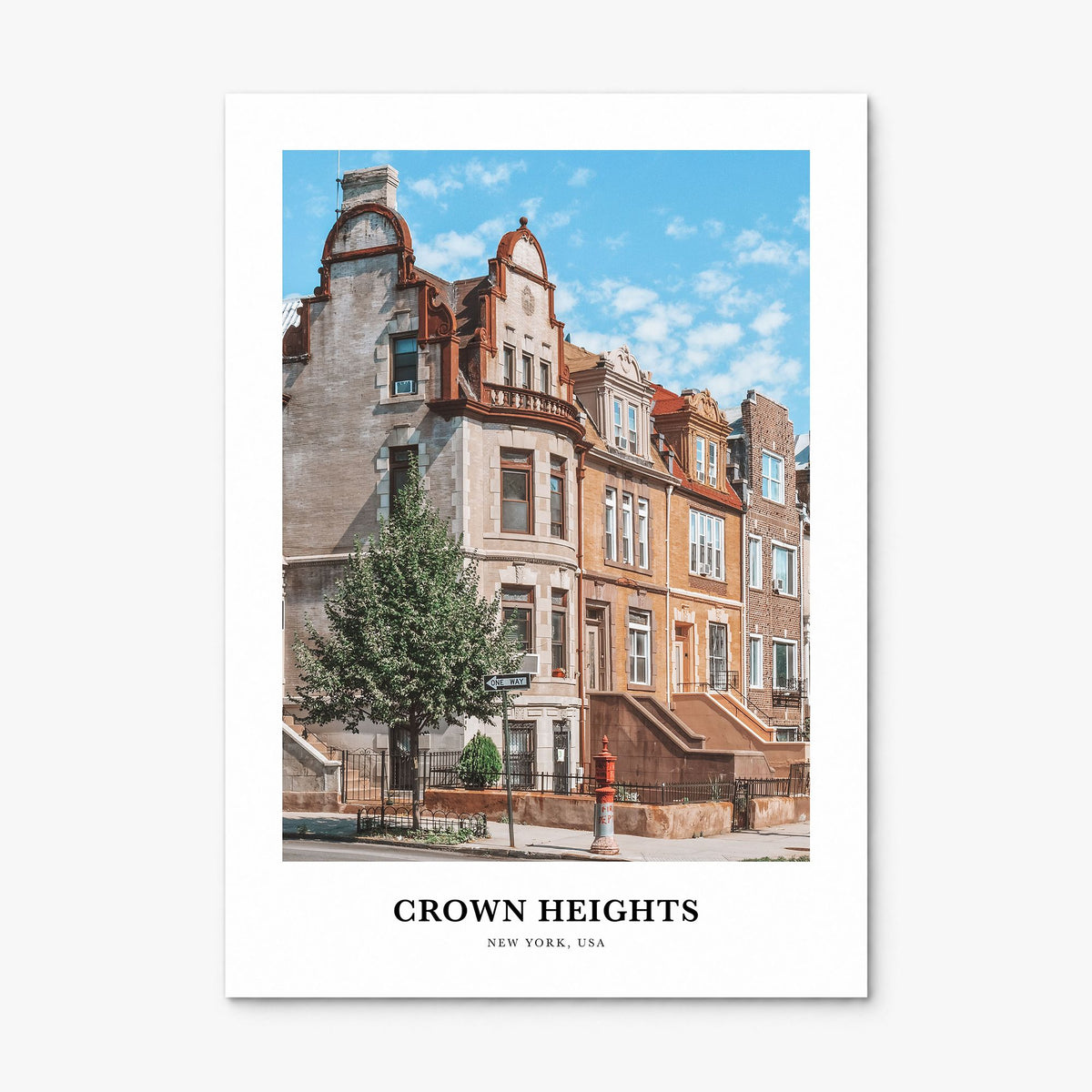 Crown Heights Classic Poster, print only (unframed)