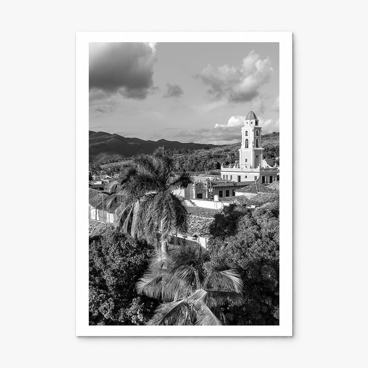 Cuba Photo Poster, print only (unframed), white border