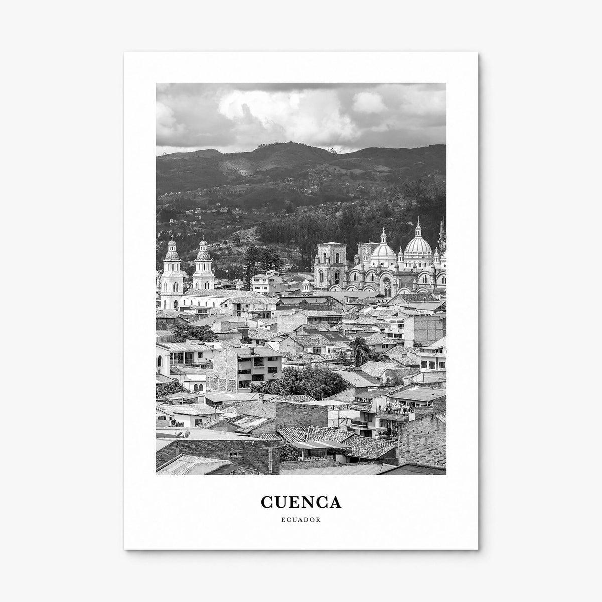 Cuenca, Ecuador Classic Poster, print only (unframed)