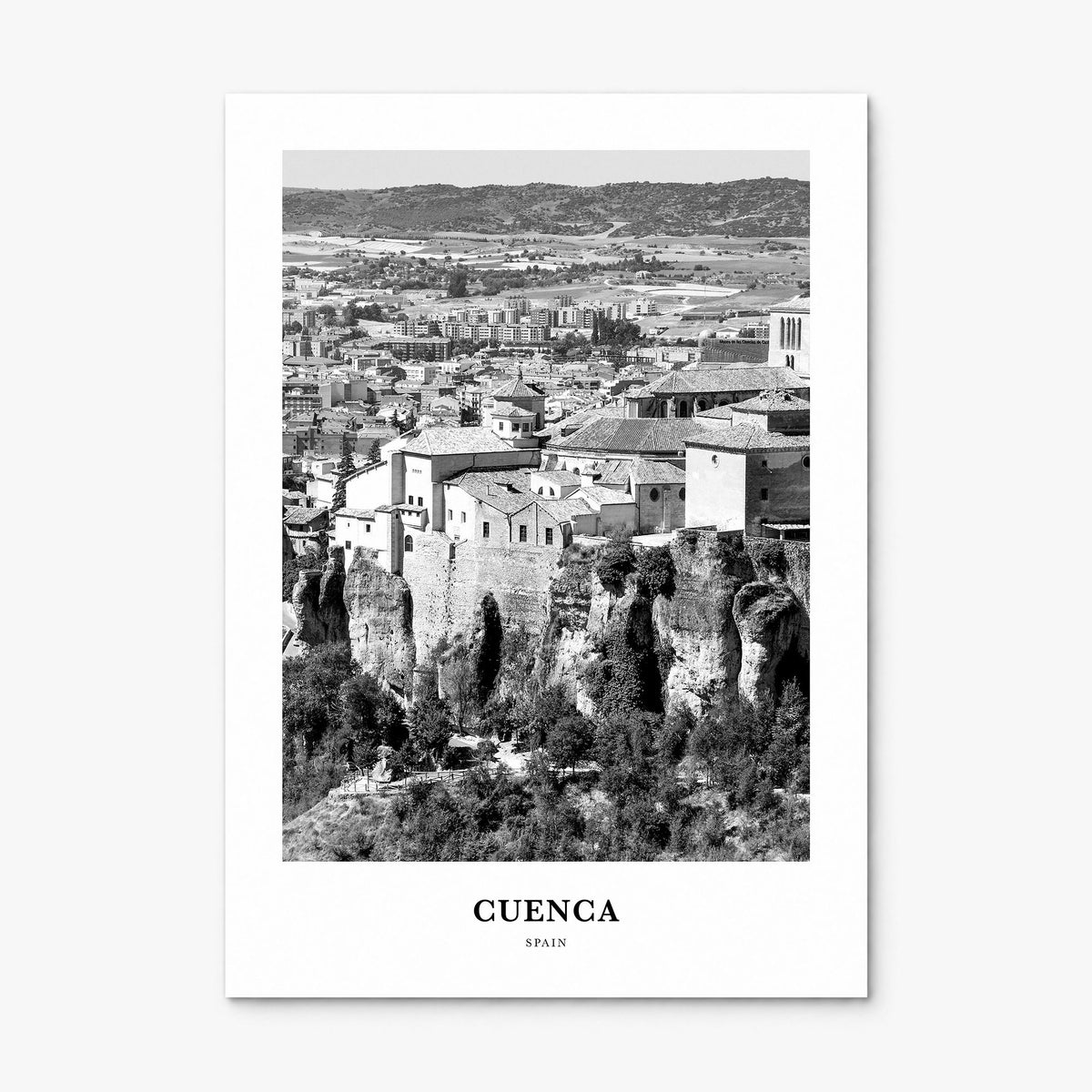 Cuenca, Spain Classic Poster, print only (unframed)