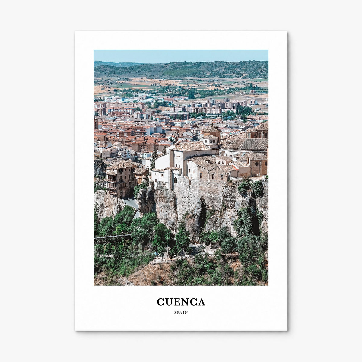 Cuenca, Spain Classic Poster, print only (unframed)