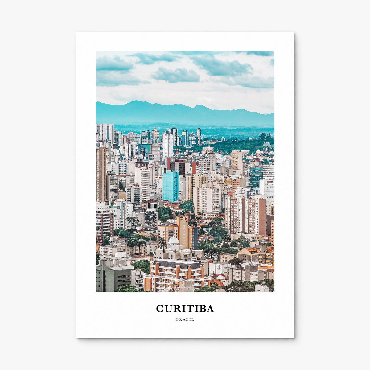 Curitiba Classic Poster, print only (unframed)