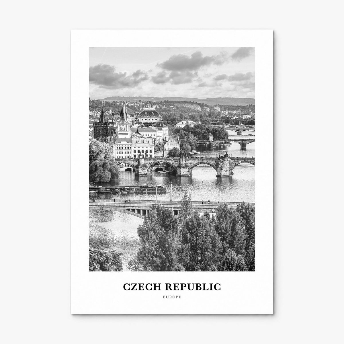 Czech Republic Classic Poster, print only (unframed)